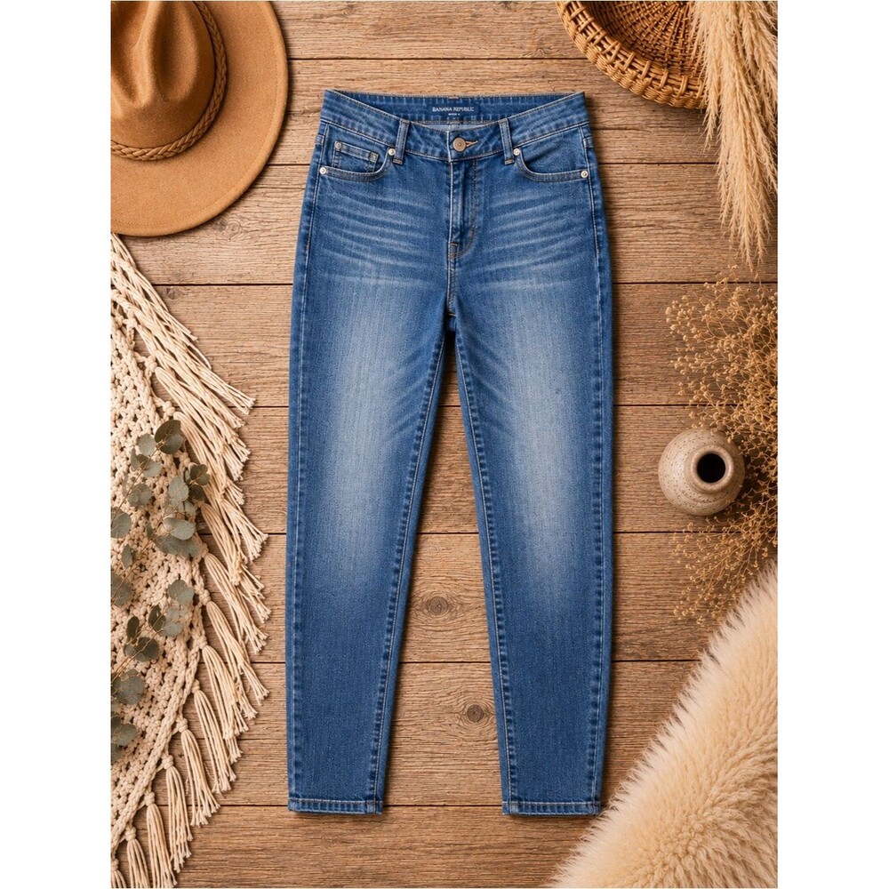Rewash New York Skinny Jeans Women’s JR Size 13 | 30”Stretch Denim Med Blue Wash